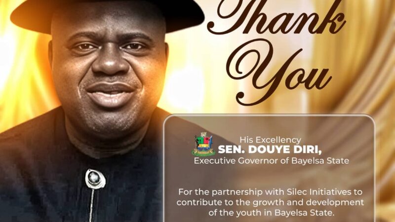 BAYELSA STATE GOVERNMENT PARTNERS WITH SILEC INITIATIVES FOR YOUTH DEVELOPMENT.