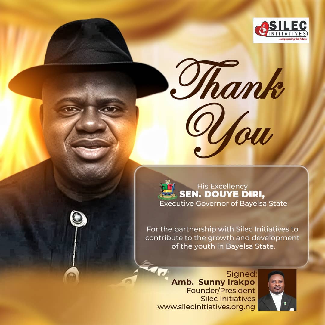 BAYELSA STATE GOVERNMENT PARTNERS WITH SILEC INITIATIVES FOR YOUTH DEVELOPMENT.