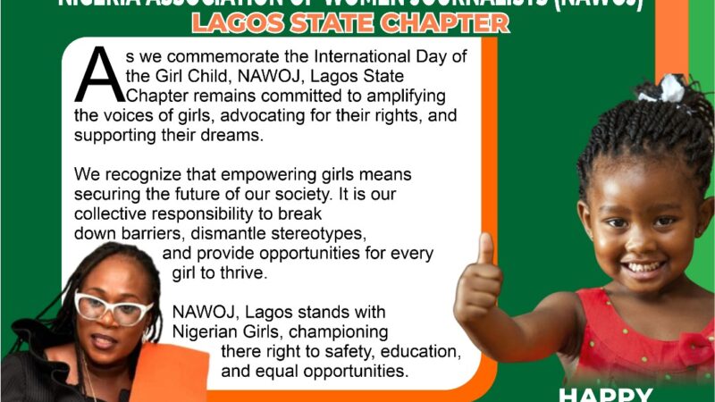 THE RIGHTS OF THE GIRL CHILD ON INTERNATIONAL DAY OF THE GIRL CHILD.