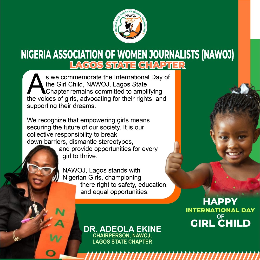 THE RIGHTS OF THE GIRL CHILD ON INTERNATIONAL DAY OF THE GIRL CHILD.