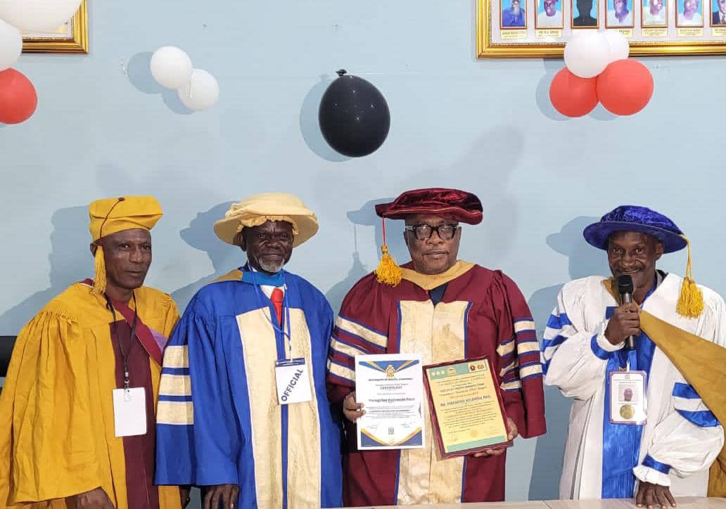 HON. KOLAWOLE PEREGRINO AWARDED HONORARY DOCTORATE DEGREE BY UNIVERSITY OF BRAZIL, CAMPINAS
