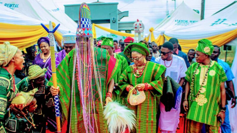 AJANA AFA, OBA MOFOLORUNSO SAMUEL ARASANYIN, MARKS FIRST CORONATION ANNIVERSARY IN GRAND STYLE