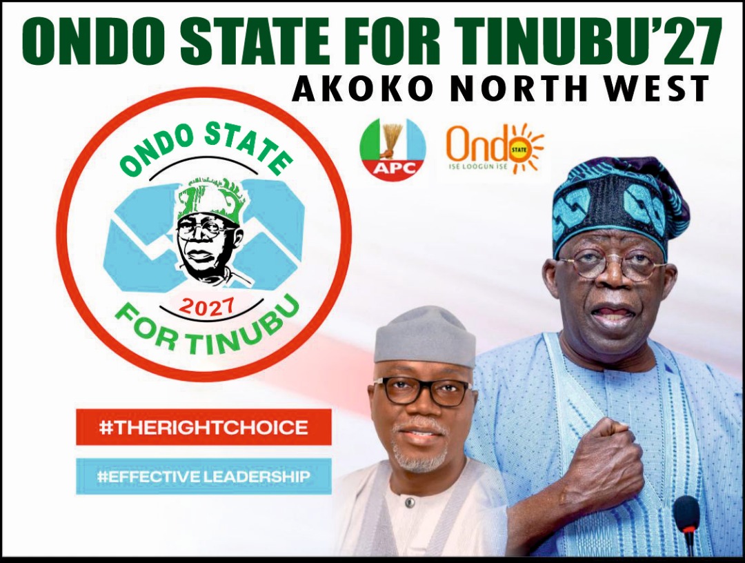 AKOKO NORTH WEST DECLARES STRONG SUPPORT FOR TINUBU’S 2027 RE-ELECTION BID.
