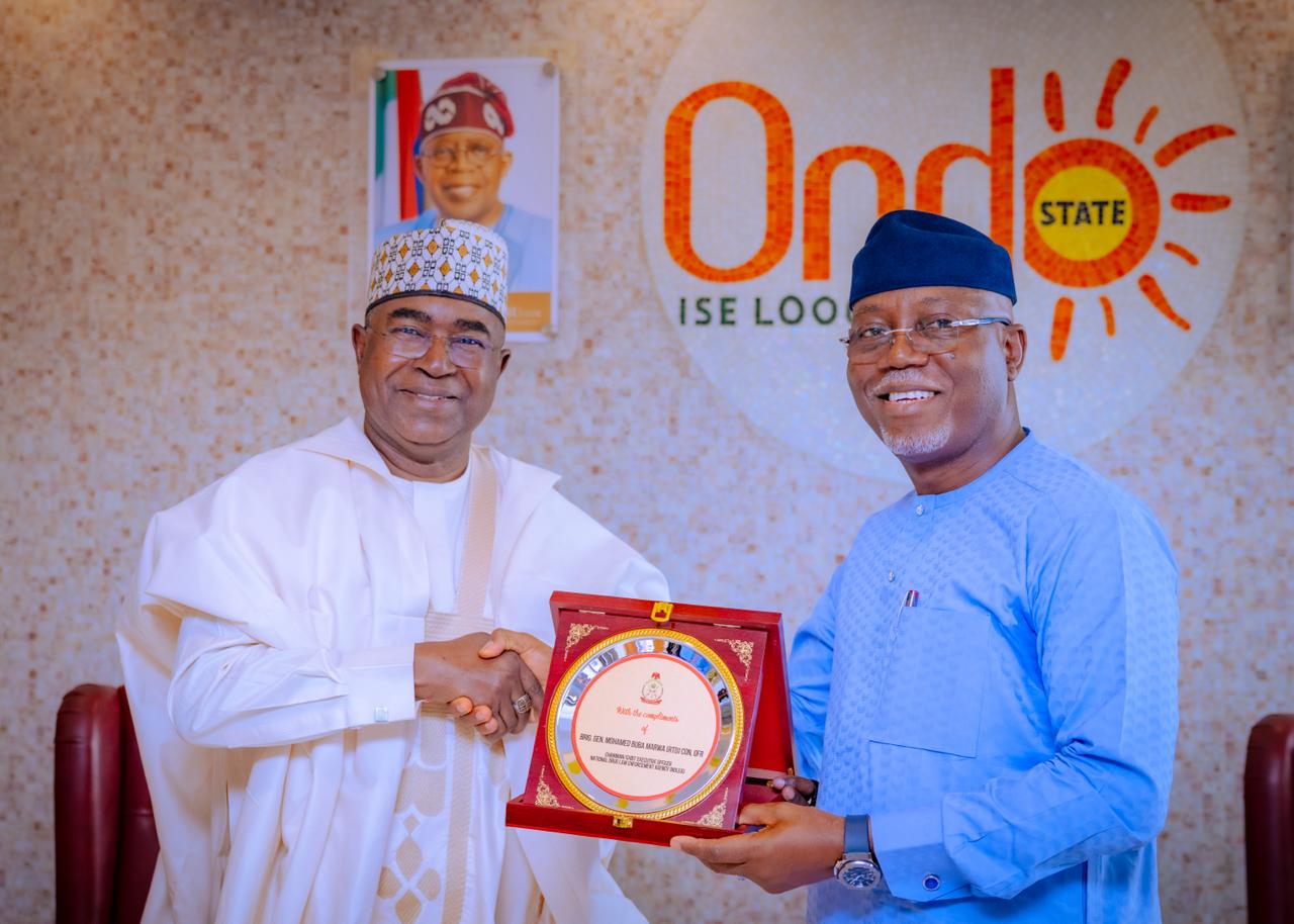 GOV AIYEDATIWA PLEDGES SUPPORT FOR NDLEA’S ALTERNATIVE DEVELOPMENT PROGRAMME